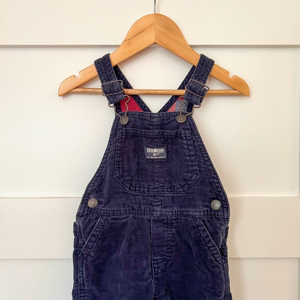 OshKosh B'gosh Dark Blue Kids Overalls